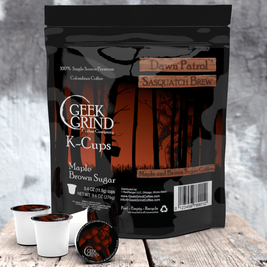 Sasquatch Brew - Maple and Brown Sugar K-Cups - Geek Grind Coffee