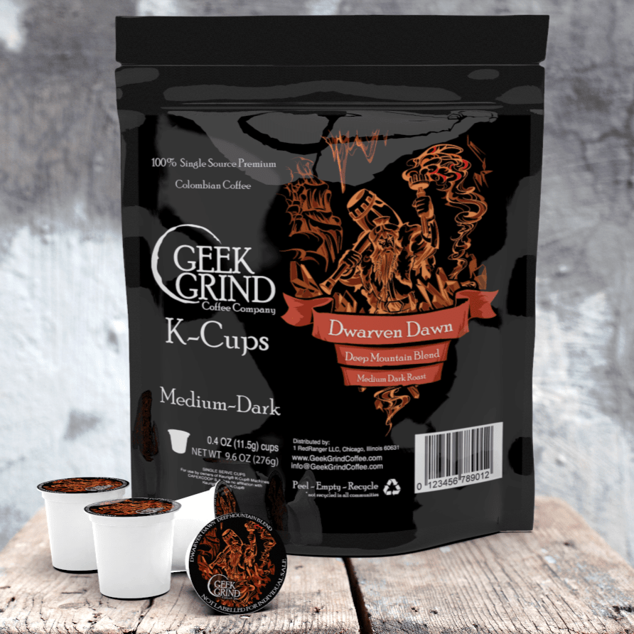 Dwarven Dawn K-Cups - Geek Grind Coffee