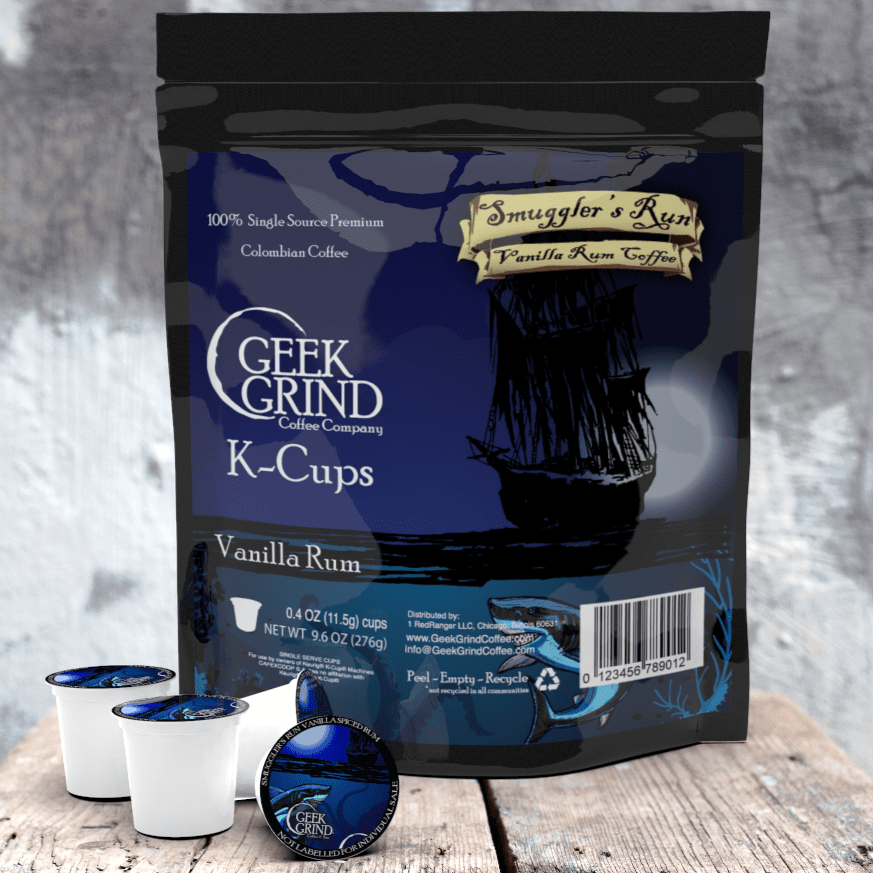 Smuggler's Run Vanilla Spiced Rum K-Cups - Geek Grind Coffee