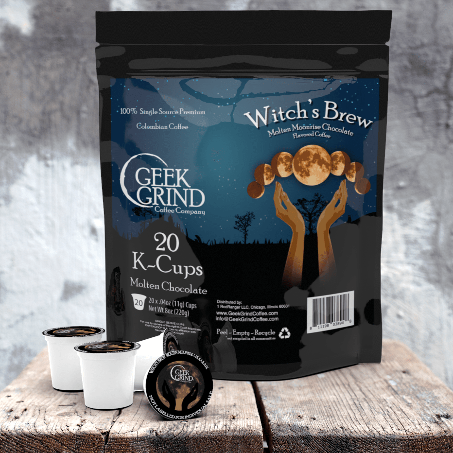 Witch's Brew Chocolate K-Cups (20 pack) - Geek Grind Coffee