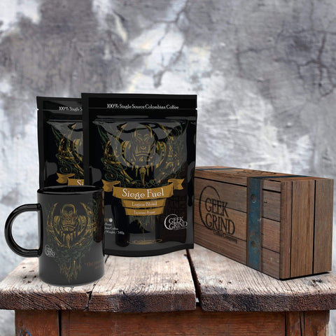 Siege Fuel Espresso Roast Crate - Geek Grind Coffee