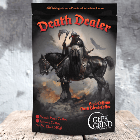 Frazetta - Death Dealer - High Caffeine - Geek Grind Coffee