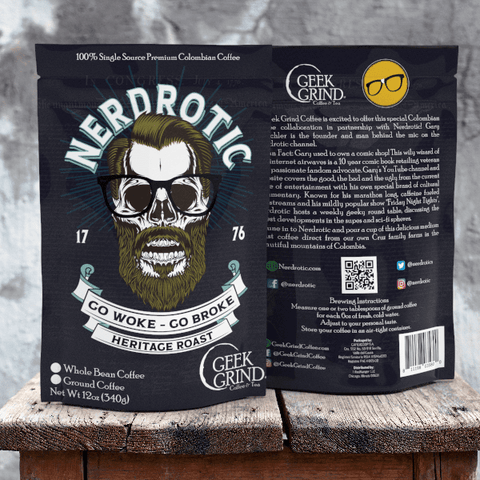 Nerdrotic - Heritage Roast - - Geek Grind Coffee