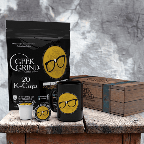 Nerdrotic - Vanilla K-Cup Crate - Geek Grind Coffee