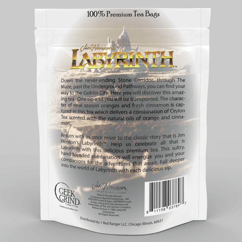 Should You Need Us - Orange Spice Tea - Labyrinth - Geek Grind Coffee