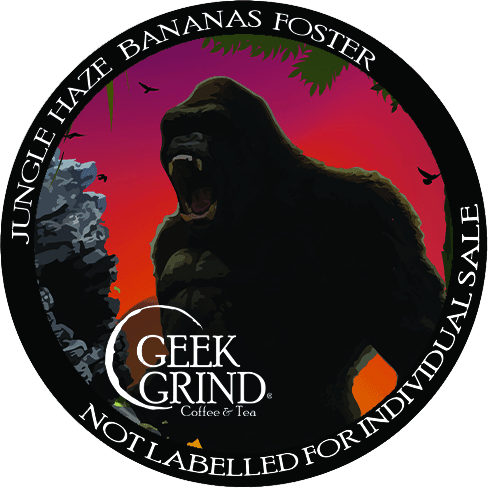 Jungle Haze - Toasted Bananas Foster - Kcup - Geek Grind Coffee