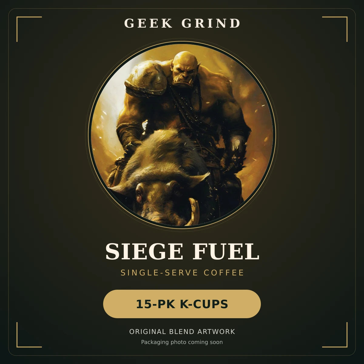 Siege Fuel 15-PK. Original blend artwork, not a packaging photo.